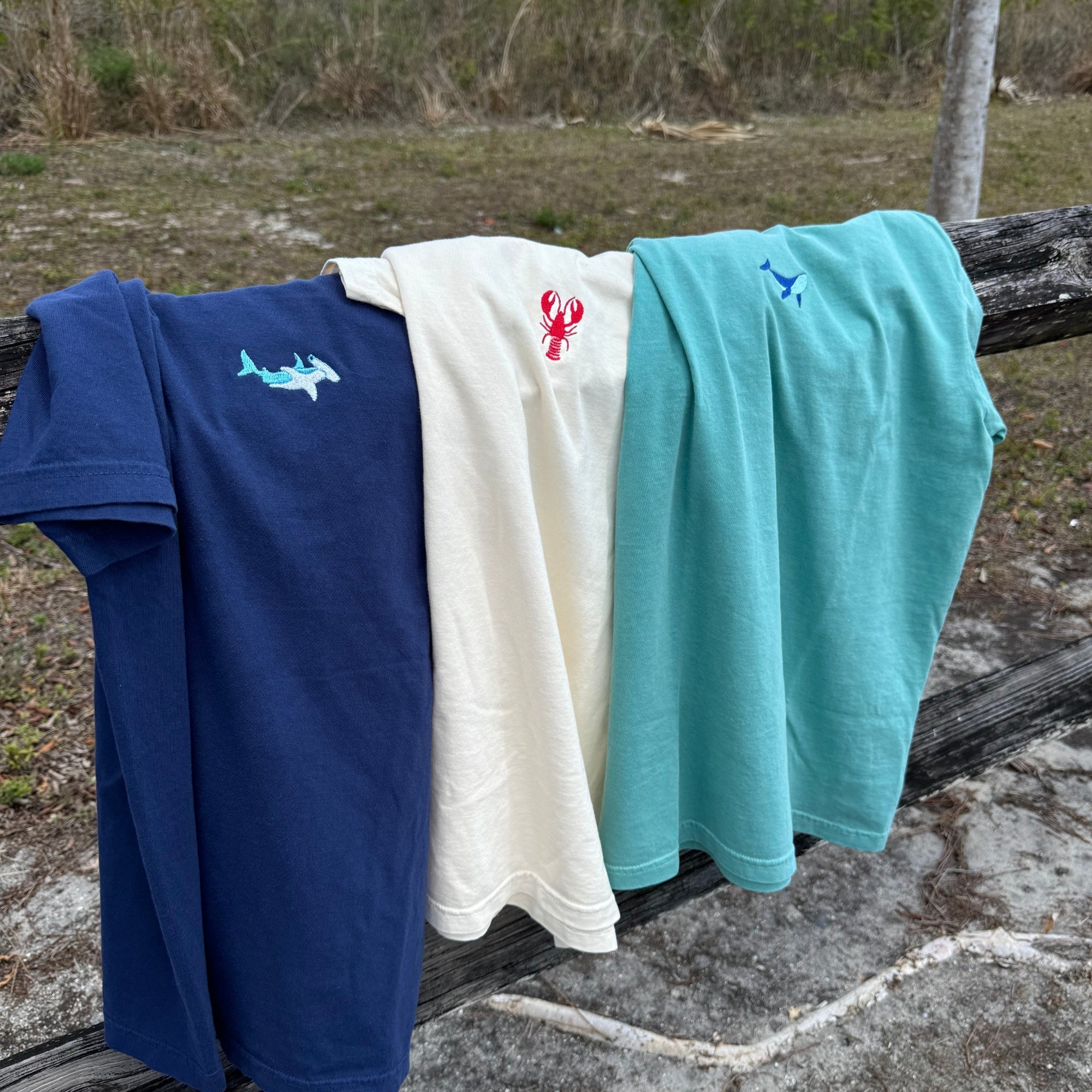 Whale Embroidered T-Shirt